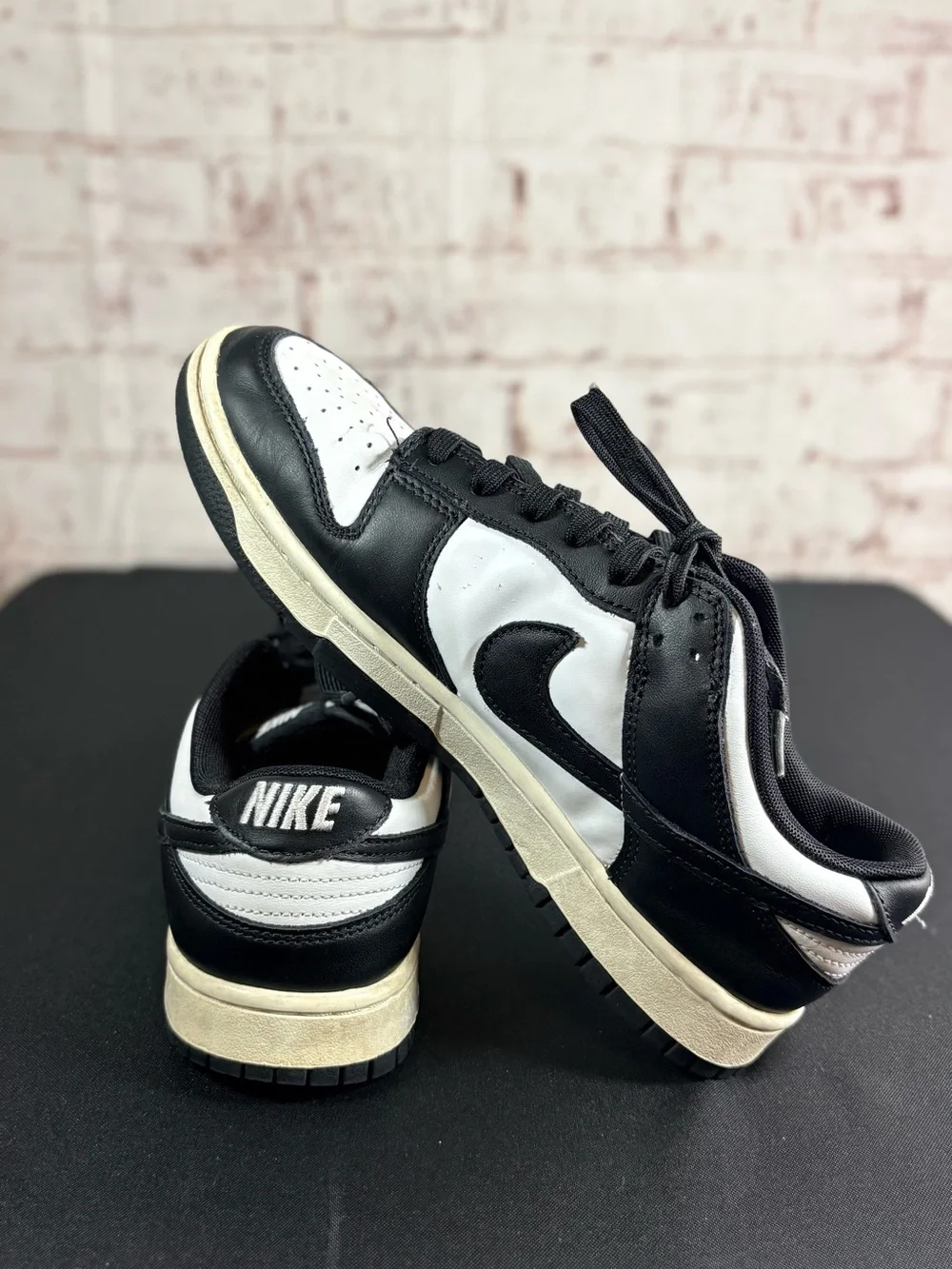 Nike Black and White Low-Top Sneakers